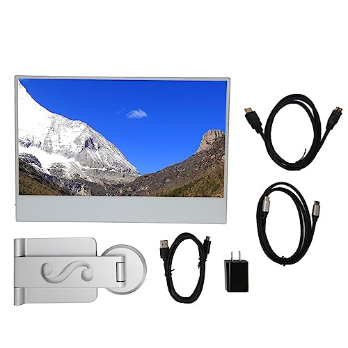 HEEPDD Laptop-Monitor, 100–240 V, 10-Punkt-Touchscreen, 1920 X 1080 IPS, 16 Zoll, Flexibler Tragbarer Monitor, Großer Betrachtungswinkel mit Magnetischem Ständer für Spiele (EU-Stecker) – Bild 7