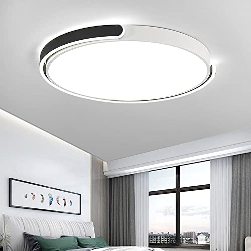 Plafond éclairage LED round plat 6000K pour intérieur moderne