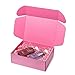 Timirog Pink Shipping Boxes 12x9x4 Inches 20 Pack Corrugated Cardboard Mailing Box for Small Business, Cute Tab Locking Literature Mailer Packaging Supplies for Packing Gifts Craft Books Shoes clothes
