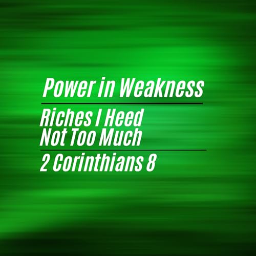 Page de couverture de Riches I Heed Not Too Much