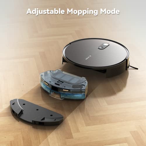 Amarey Robot Aspirateur Laveur avec Station de Vidage Automatique, Navigation Intelligente, Contrôle Via APP et Alexa, Idéal pour Poils d'animaux Sol Tapis - Image 5