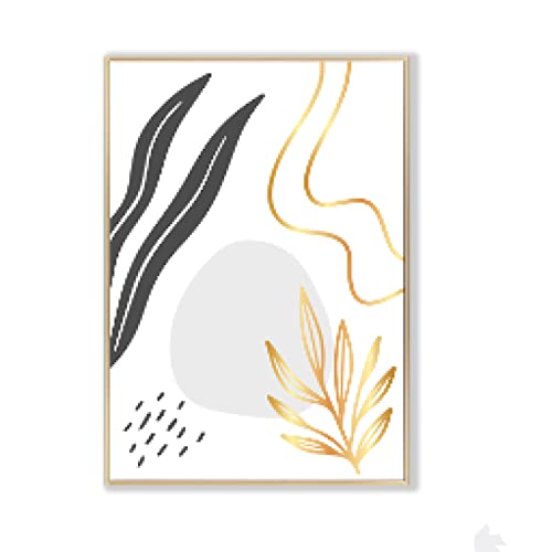Décor à la maison salon toile abstraite pour dynamiser un mur vide - 3