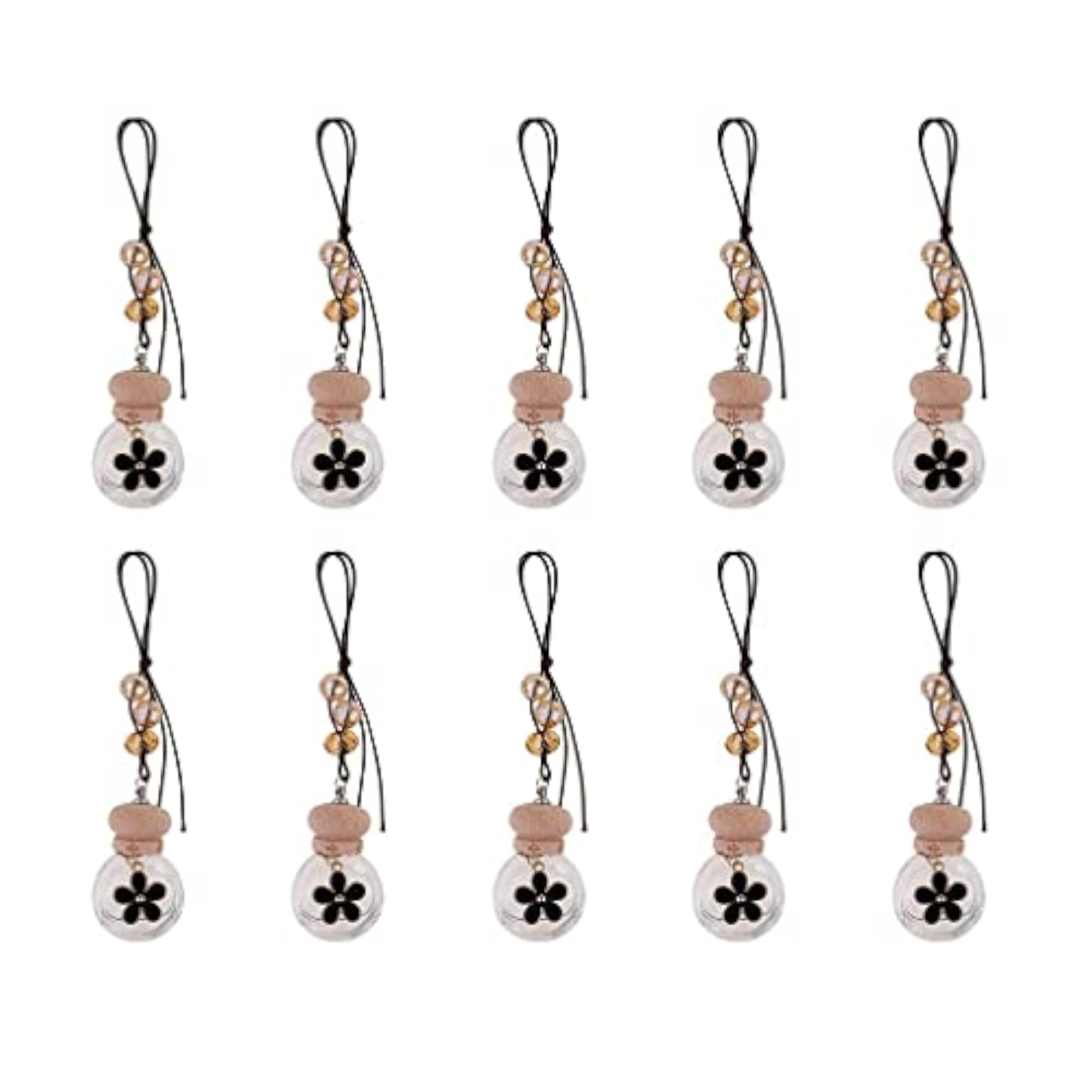 10Pcs Car Perfume Bottle Hanging Air Freshener Diffuser