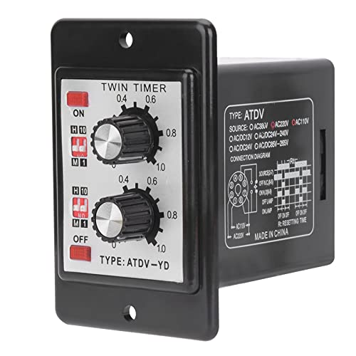 Relais de minuterie commande bouton haute précision Domary AC110V 220V - 4