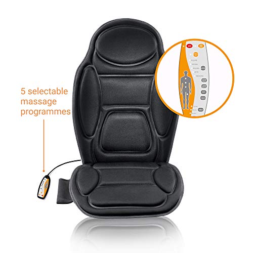 medisana MCH Massagesitzauflage, Vibrationsmassageauflage, 5 Massageprogramme, Sitzauflage für Schultern, Rücken, Taille und Oberschenkel - Sitzheizung mit Wärmefunktion - Image 4