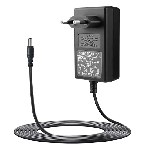 12V 3A Netzteil 36W AC DC Power Adapter - Universell Kompatibel für LED Streifen CCTV Kamera Router LCD Monitor TV-Box & Weitere Elektronik Geräte - Kurzschlussschutz & Überhitzungsschutz 0.7m Kabel