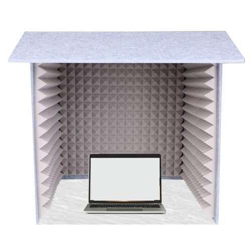 Mousse acoustique pour enregistrement propre sans écho avec cabine vocale portable