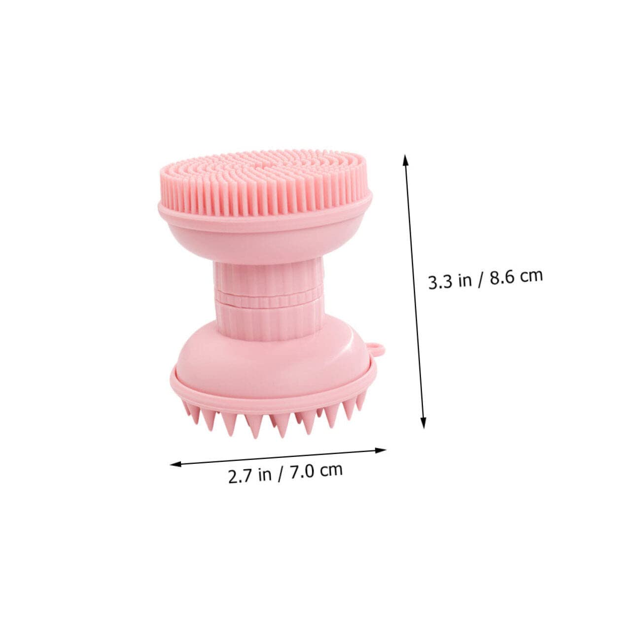 Toyvian 2 Pz Spazzola Da Bagno Tre in Spazzola Esfoliante Per Il Corpo Spazzola Da in Silicone Spazzola Per Massaggi Shampoo Bambino Calze Autoreggenti Gel Di Silice Triplicare
