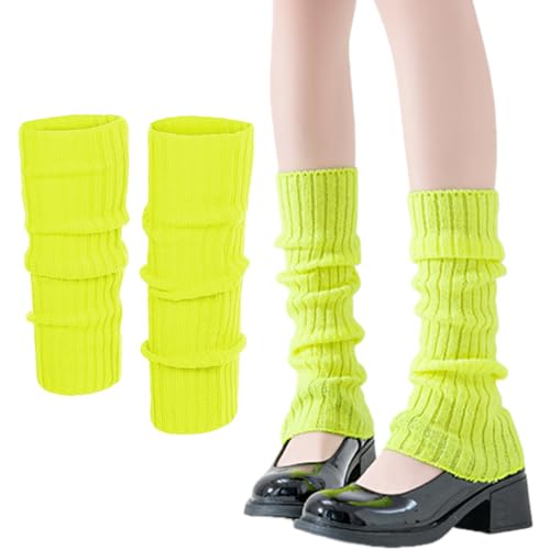 Damen Sexy Beinstulpen,Stulpen Für Barbie Kostüm Damen,Leg Warmers,Neon Rosa,Mode Accessoires,Warm Und Kuschelig Socken,80er 90er Jahre Accessoire...