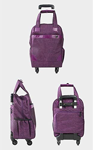 WRL&GJP-SLC Einkaufstrolley, Einkaufswagen, Einkaufswagen Mit Rädern Versehene Lichttrolley, Faltbaren Beutel… – Bild 3