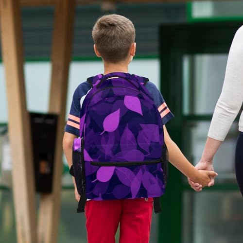 Sac d'école confortable violet pour adolescents actifs - 6