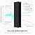 SMARTSTANDARD 6 Pack Acoustic Wood Wall Panels, 94"x 7.9" Each Soundproof Wood Panel, 3D Fluted Wood Slat Paneling for Wall and Ceilings, Black Oak
