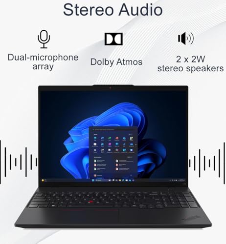 Image of 2026 Lenovo ThinkPad L16 Gen 2 Touchscreen Laptop (16 inch FHD+, Intel Core Ultra 5 225U (> i7-1365U), 32GB RAM, 1TB SSD, Superior to E16) Backlit KB, FP, Webcam, Thunderbolt 4, Ethernet, Win 11 Pro