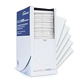 wellsamed Patientenservietten 125 Stück im Dispenser 3-lagig 33 x 45 cm Arbeitsplatzabdeckungen Kosmetik Tattoo Studios Praxis (Weiß)