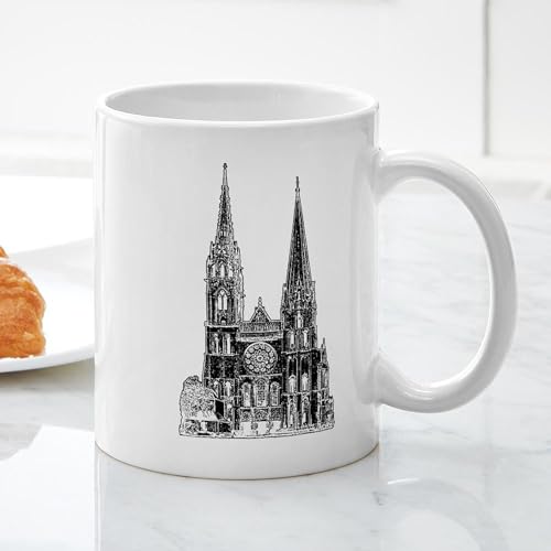 Taza de cerámica 11 oz Old Cathedral miniatura 5