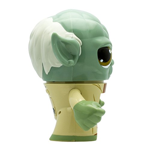 image for BulbBotz Star Wars 2020206 Yoda Kids Light up Alarm Clock | Green/Brow