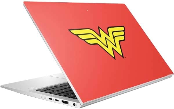 Skinit Laptop Decal Skin Compatible with HP EliteBook 840 G9 - Officially Licensed Warner Bros Wonder Woman Official Logo Design