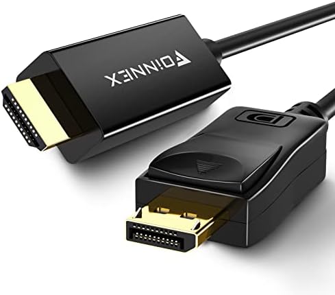 FOINNEX adapter / konwerter HDMI na mini Displayport 4K 30 Hz, Active HDMI męski na Mini DP złącze żeńskie do MacBook Pro, Mac Mini, HP laptop, Dell PC do Apple Cinema Display (24/27 cali), monitor iMac