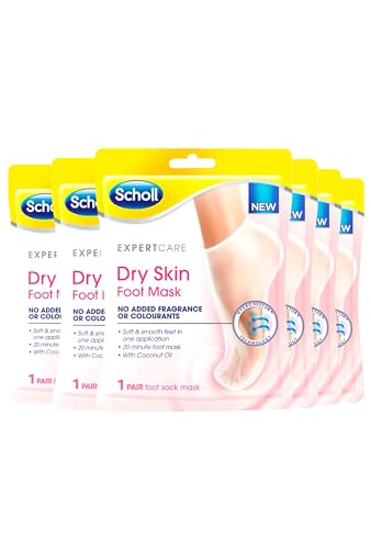 Scholl Dry Skin Foot Masks with Coconut Oil