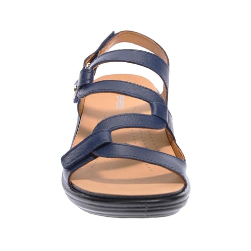 Image of Revere Shoes Emerald Back Strap Sandal for Women - Leather Sandals with Adjustable Straps - Lightweight Arch Support - Comfort Walking Sandals