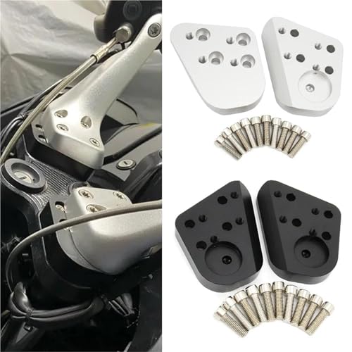 Abrazadera mango de manillar motocicleta BMW R1100RT plata 4