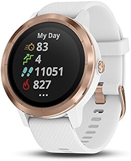 Garmin vívoactive 3, GPS Smartwatch with Contactless Payments and Built-in Sports Apps, White/Rose