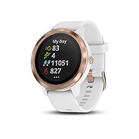 Garmin Vivoactive 3, GPS Fitness Smartwatch, White with Rose Gold Hardware:  Smartwatches: Amazon.com.au