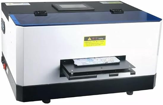 CNCZONE ACHI A5 Size L800 Flatbed UV Printer, Inkjet Printer for Cell Phone Case, with Software, Ink