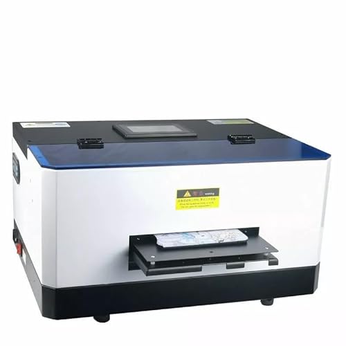 CNCZONE ACHI A5 Size L800 Flatbed UV Printer, Inkjet Printer for Cell Phone Case, with Software, Ink