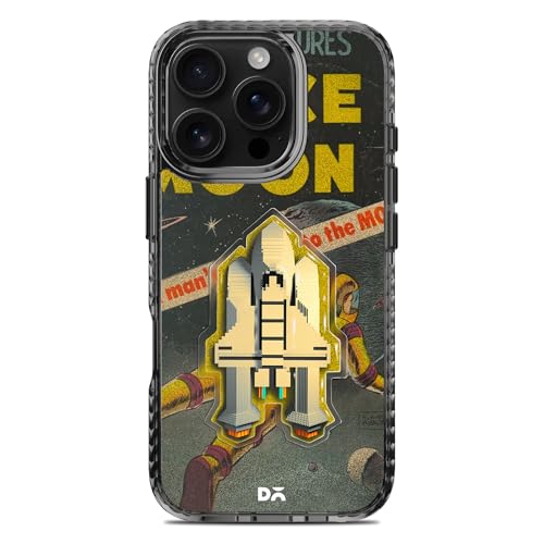 Image of DailyObjects Space Rider Stride 2.0 Magnetic Case Cover Compatible with iPhone 16 Pro Max | Wireless Charging Slim Back Cover | 2 Layer Edge Protection & Shockproof