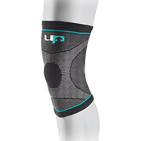 Ultimate Performance Compression Elastic Knee Support, Medium, Black/Blue, 1 Count Cover