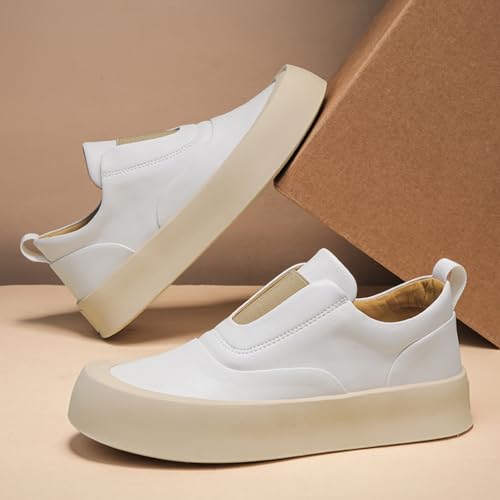 Men's Trendy Slip - on Platform Sneakers, Stylish Casual Footwear - Perfect for Street Strolls, Weekend Outings & Daily Commutes3