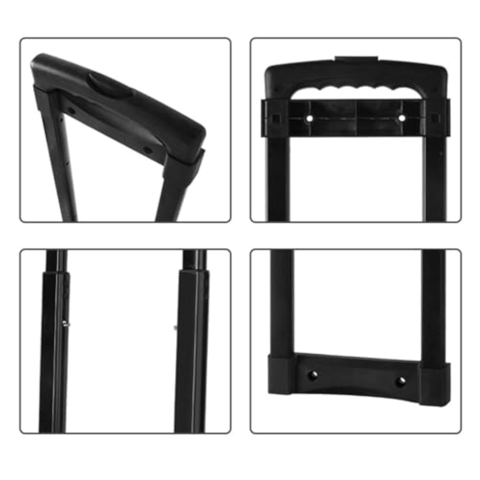 Replacement Travel Luggage Extendable Handle Black