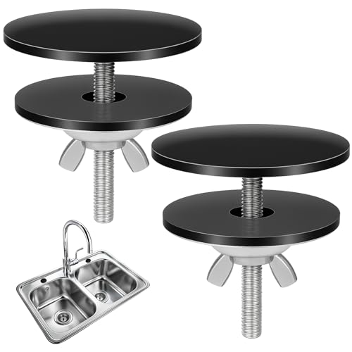 ikBrtaiay Lot de 2 couvercles de trou de robinet en acier inoxydable - Couvercle d'évier - Couvercle de trou de robinet - 50 mm - Anti-fuite - Pour la maison, la cuisine et la salle de bain