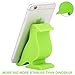 Plinrise Cute Bird Dove Pigeon Shape Silicone Cellphone Holder, Animal Series Phone Stand, Creative Universal Phone Ipad Tablet Desktop Stand Mounts, Size:1.3" X 3.1" X 3.3" - Light Green