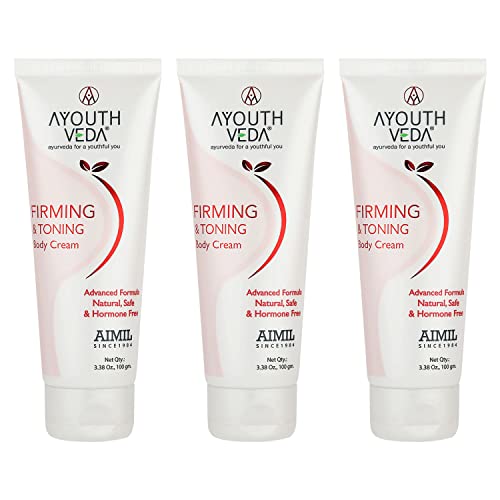 Image of Ayouthveda Firming & Toning Body Cream | Enriched With Satavari | Strengthnes Skin Tissues | Deeply Nourishes Skin & Keep It Moisturized | Ideal For Daily Use (Pack of 3; 100g each)