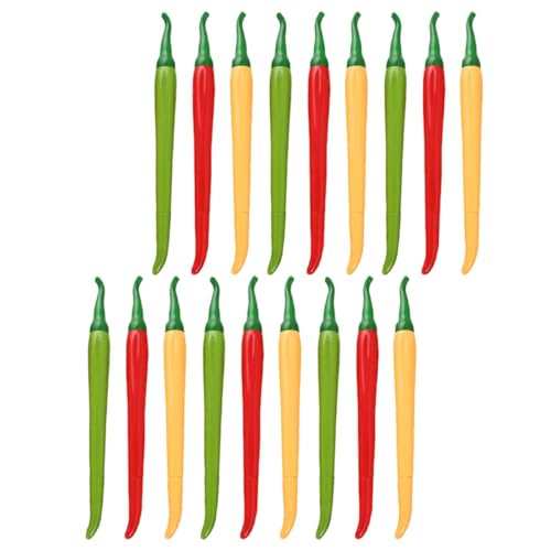 Set de 36 bolígrafos gel con forma de chile NOLITOY