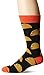 Socksmith Men's King Size Novelty Crew Socks Tacos-Black