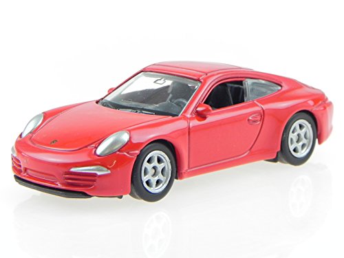 Preisvergleich Produktbild Porsche 911 991 Carrera 4 rot Modellauto Welly 1:60