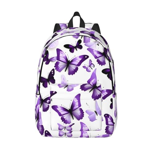 Mochila de mariposas para mujer y portátil en viajes de fin de semana