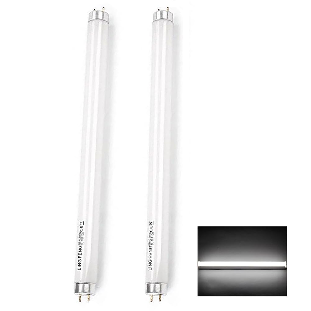 2 Pack 14W Fluorescent Tube T5 563mm, T5 Cool White 6500K, 1000LM, G5 Base Low Energy Consumption Tube Light, Emergency Energy Saving Light, for Kitchen, Bathroom, Cabinet, Garage