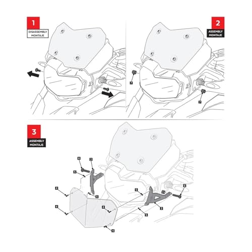 F850GS cache phare pour protéger votre optique des impacts