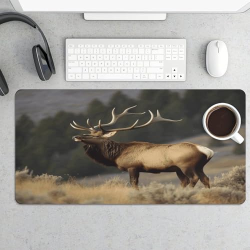 Bull Elk Desk Pad Alfombrilla de Goma 30x60 cm Estilo miniatura 5