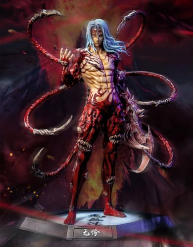 Image of Muzan Kibutsuji Action Figure 30 cm | PVC Anime Figurine Model Statue | High Detailed Demon King Collectible Toy for Desk, Decoration & Gifts