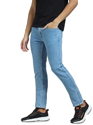 Image of Jack & Jones Men's Slim Fit Jeans | Low Rise | Jeans for Men