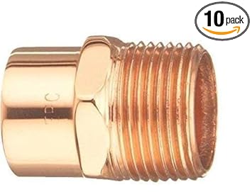 Copper Plumbing Pipe Fitting Elkhart 1/2