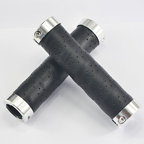 Poignées de vélo en cuir UPANBIKE 22.2 mm confort chic