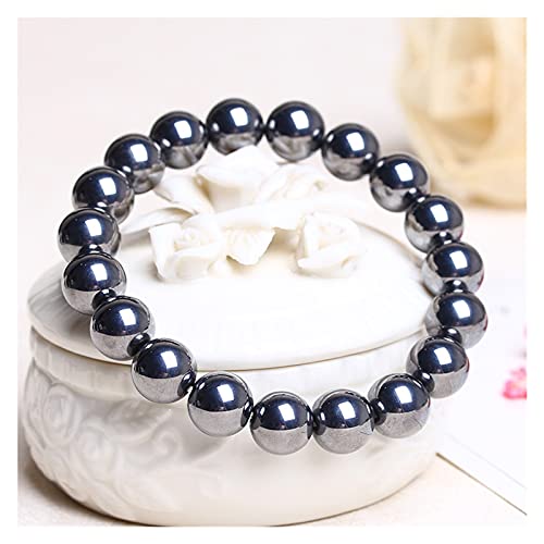 JSJJAWS Naturstein Naturstein TeraHertz Perlen Armband Männer Frauen Magnet Armbänder Halbedelige String Perlen Schmuck Geburtstagsgeschenk Cover