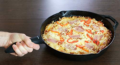 Crucible Cookware Silicone Hot Handle Holders (Large, Black) #TOP7