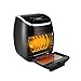 NCRD Friggitrice d'Aria da 11,5 Quarti, Croccante, Cuoco, rosticceria, disidratazione;Caratteristiche di Cucina 7-in-1;Accessori per friggere Aria Deluxe